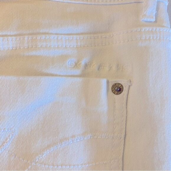 DKNY White Skinny Ankle Jeans Stretch Straight Leg Sz 8 Gorgeous - Picture 3 of 5